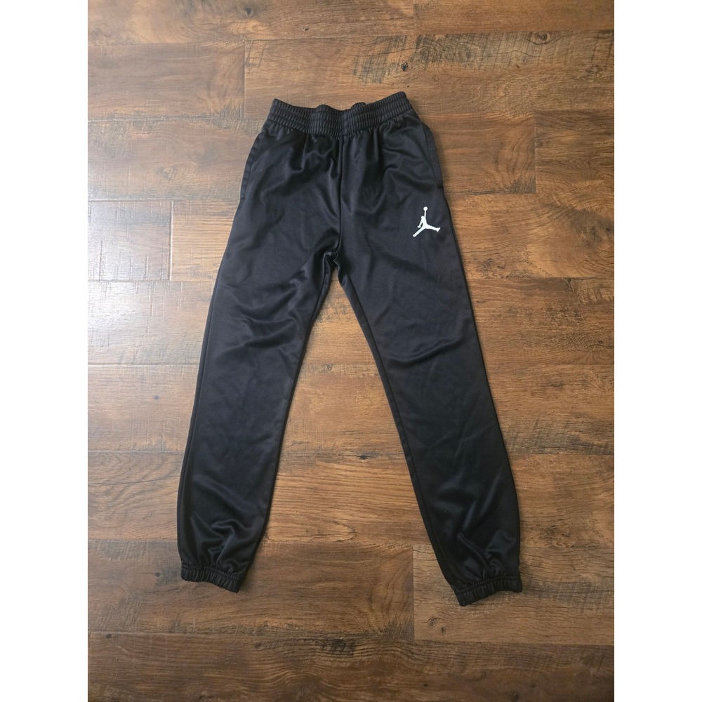 Jordan Boys Black Dri-FIT Jumpman Joggers Athletic Track Pants Size L 12-13 YRS